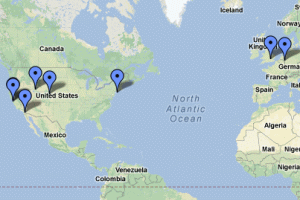 Map of resellers