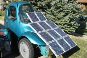 Solar powered EV