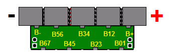 Battery with Cell Board, mirror