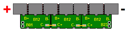 Communication wire between Cell Boards, straight