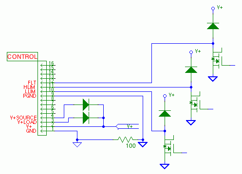 BMS open drain outputs