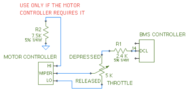 Throttle adapter schematic