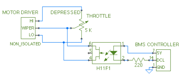 Isolated throttle adapter schematic