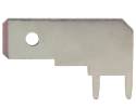 Right angle PCB tab header