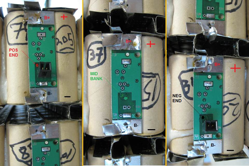 Single Cell Boards mounted on cells