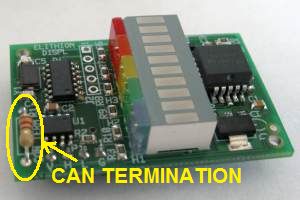 CAN terminaltion resistor